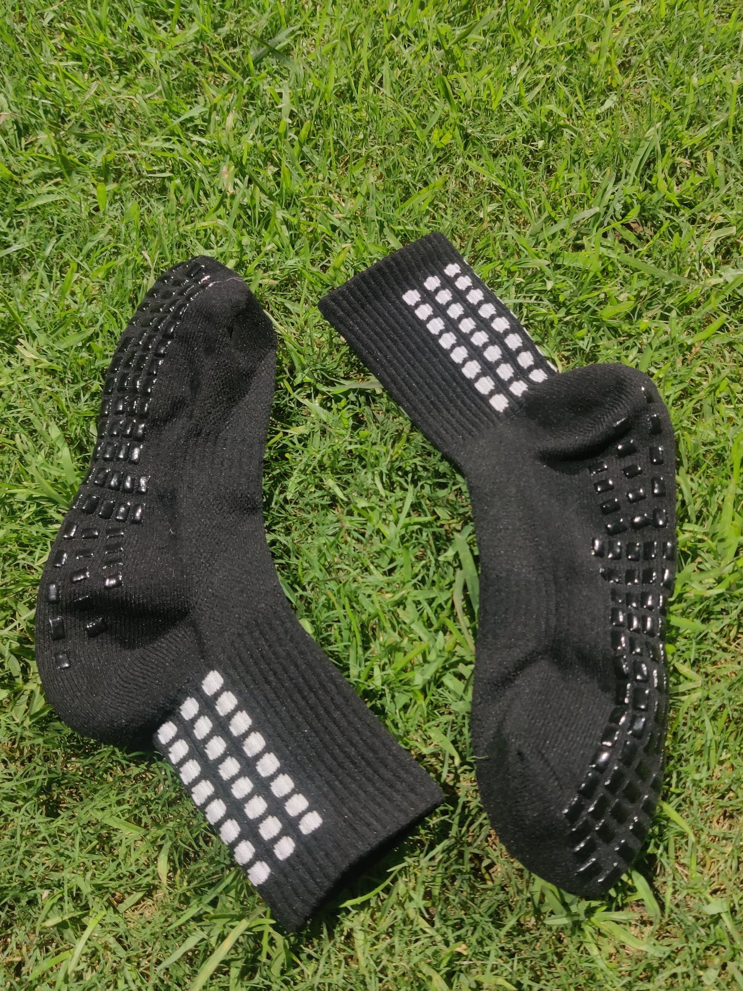"Grip Socks That Stay – No Matter the Game, No Matter the Ground."
