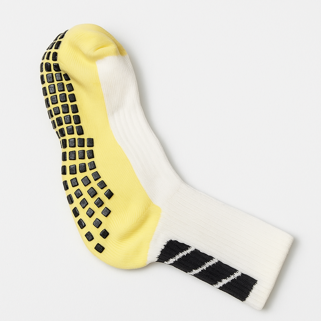 Stay Cool & Secure: Breathable Grip Socks.
