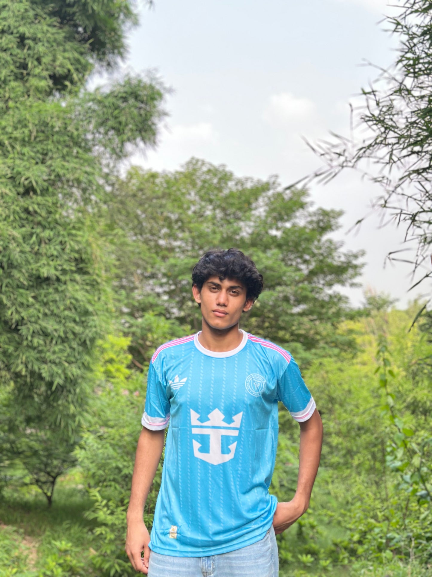 From Pink to Power Blue , Messi Redefines the Game.