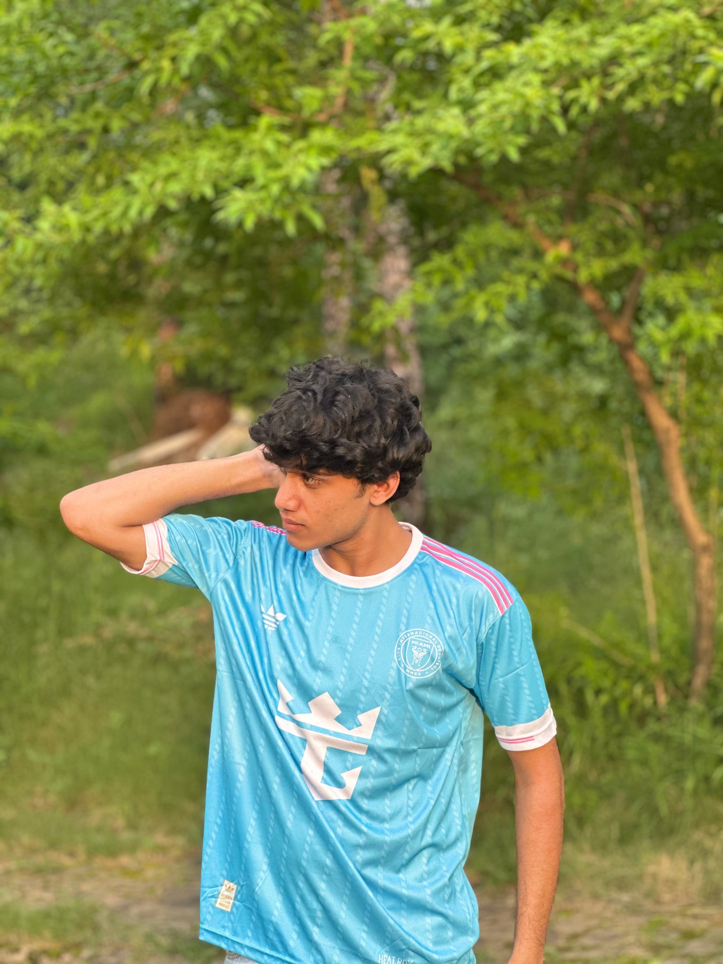 From Pink to Power Blue , Messi Redefines the Game.