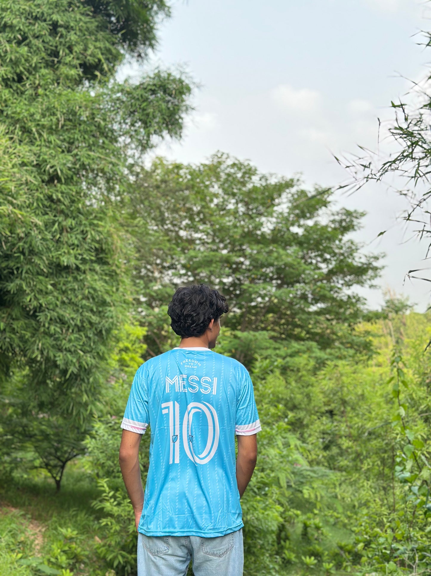 From Pink to Power Blue , Messi Redefines the Game.