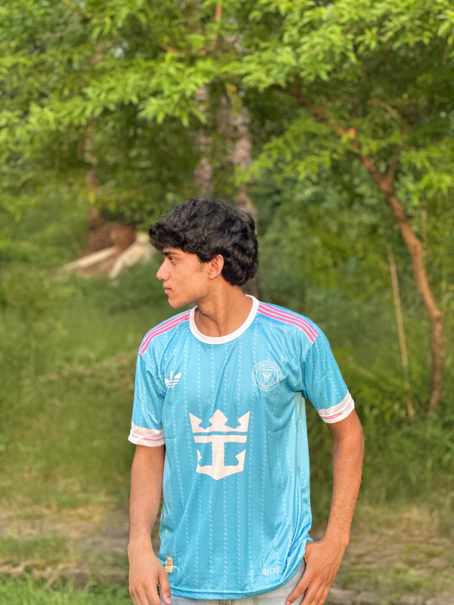 From Pink to Power Blue , Messi Redefines the Game.